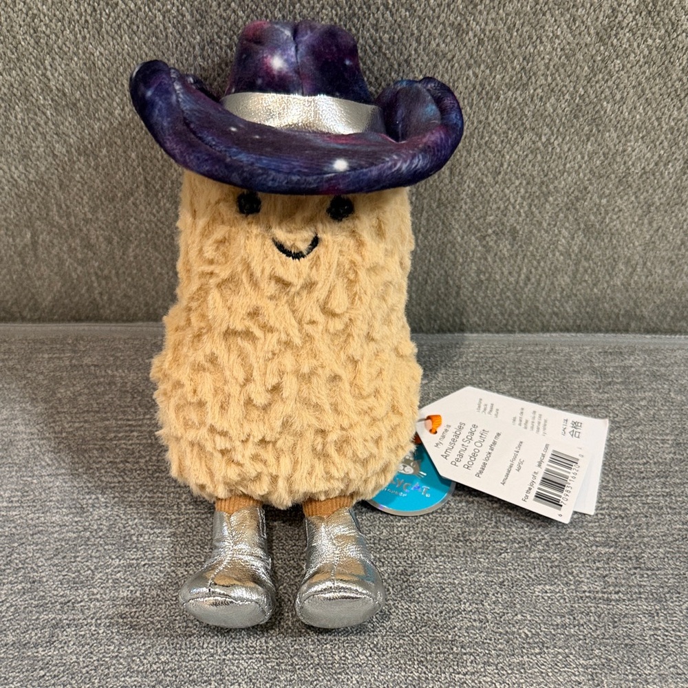 Jellycat amuseables peanut space rodeo outfit - NWT Korean exclusive